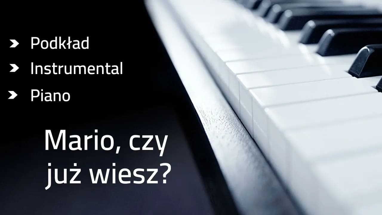 Podkład muzyczny do Mario, czy ty wiesz? Idealny na występy