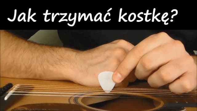 Jak trzymać kostkę do gitary, aby uniknąć najczęstszych błędów